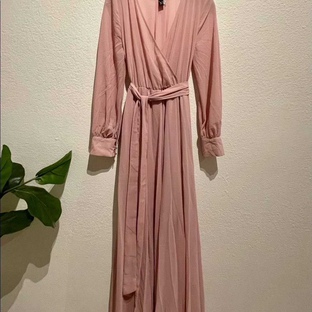 WINDSOR mauve pink maxi dress